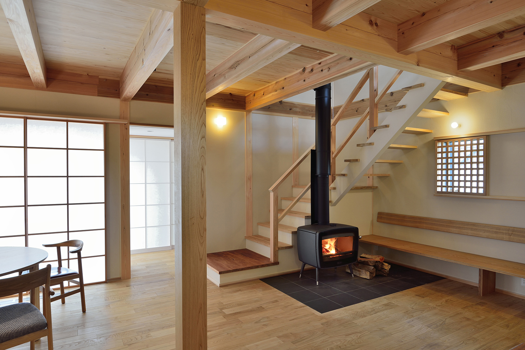 京都府「薪ストーブのある田舎の小さな家」