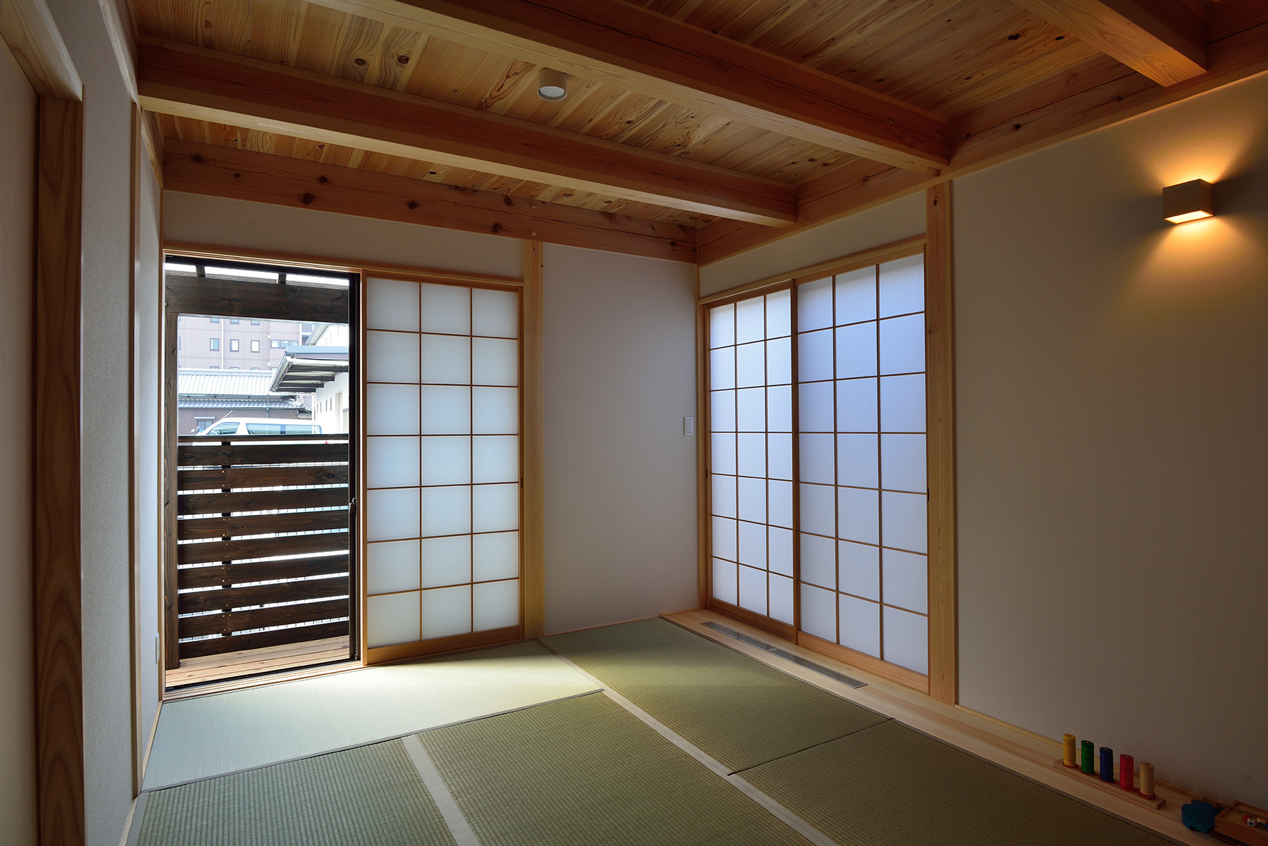 奈良市「2階リビングキッチンに家族が集う家」
