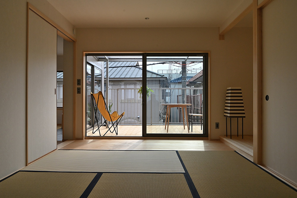 築46年の軽量鉄骨の家をリノベーション「茨木市の住み継がれる2世帯住宅」 ｜ツキデ工務店